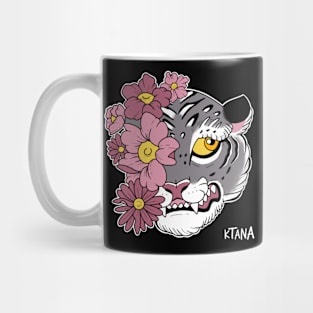 flower tiger Mug